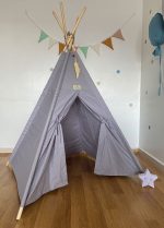 Tente tipi cloud gris
