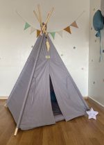 Tente tipi cloud gris
