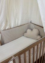 Tour de lit bébé beige desert