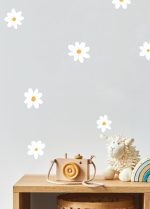 Stickers muraux fleurs blanches