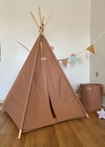 tente tipi de jeu terracotta