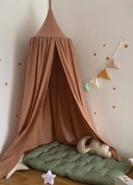 Ciel de lit terracotta