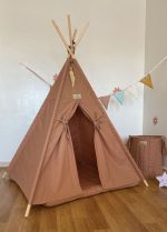 tente tipi de jeu terracotta