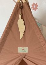 tente tipi de jeu terracotta