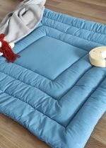 tapis de jeux matelassé bleu sea