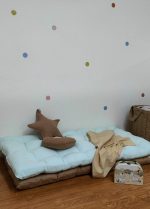 Matelas de sol vert pastel