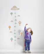 Toise de croissance montgolfière
