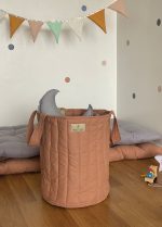 grand panier rangement terracotta