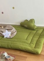 tapis matelassé vert