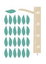 Détails toise de croissance arbre