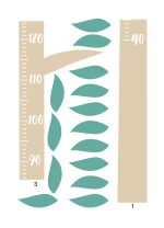 Détails toise de croissance arbre