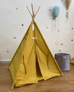 Tente tipi jaune moutarde
