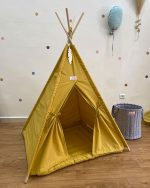 Tente tipi jaune moutarde