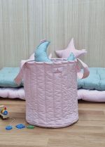 Panier à jouets - Rose poudré