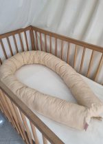 Traversin pour bébé beige