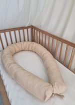 Traversin pour bébé beige