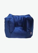 teddey le Fauteuil pouf pour bébé bleu marine