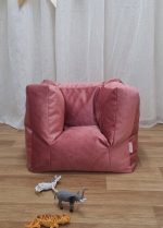 teddey le Fauteuil pouf pour bébé rose