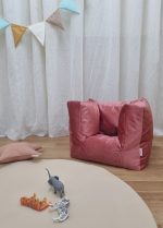 teddey le Fauteuil pouf pour bébé rose