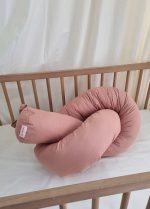 Traversin pour bébé terracotta