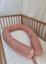 Traversin pour bébé terracotta