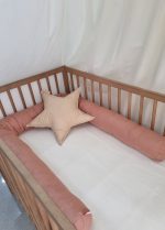 Traversin pour bébé terracotta