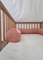 Traversin pour bébé terracotta