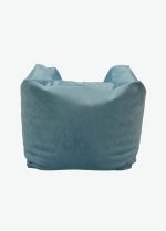 teddey le Fauteuil pouf pour bébé bleu marine vert eau