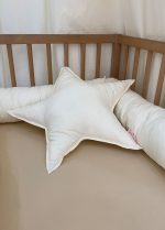 Coussin étoile off-white