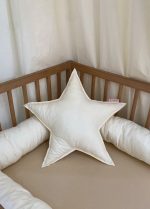 Coussin étoile off-white