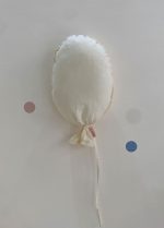 Coussin ballon blanc