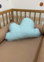 Coussin nuage vert pastel