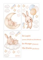 Sticker lapin mignon