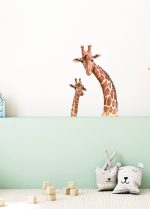 stickers girafe family