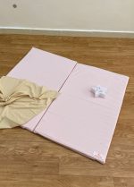 Tapis d'éveil pliable - Rose poudré