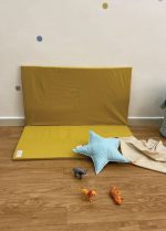 Tapis d'éveil pliable - Jaune moutarde