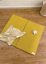 Tapis d'éveil pliable - Jaune moutarde