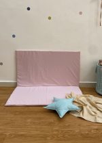 Tapis d'éveil pliable - Rose poudré