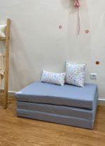 Matelas de sol pliable 60x180cm Gris