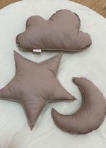 Lot de 3 coussins - Camel