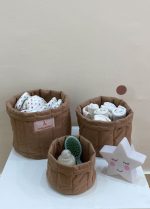 lot de 3 paniers gigognes tabac