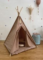 Tente tipi avec tapis matelassé - Camel