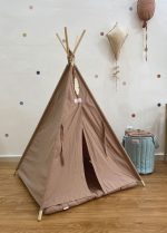 Tente tipi avec tapis matelassé - Camel