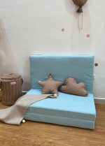 Matelas de sol pliable 60x180cm Vert pastel