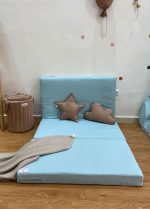 Matelas de sol pliable 60x180cm Vert pastel
