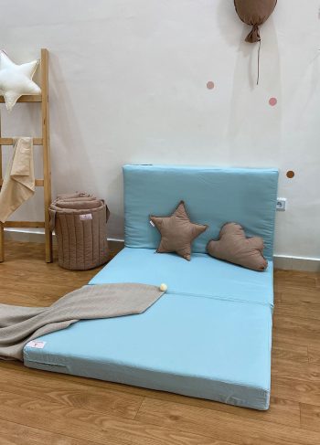 Matelas de sol pliable 60x180cm Vert pastel