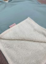 Poncho vert pastel