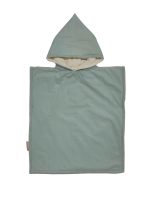 Poncho vert pastel