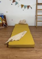 matelas pliable mini - jaune moutarde