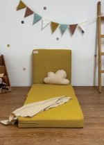 matelas pliable mini - jaune moutarde